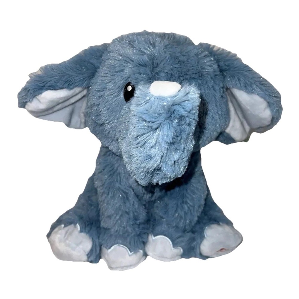Cuddle Barn Ring O Round Eli Animated Singing Plush Blue Elephant NO RINGS